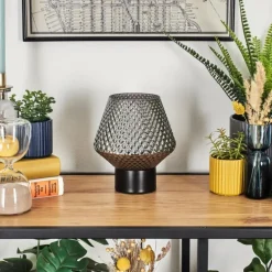 Paderne Lampe à poser Noir, 1 lumière