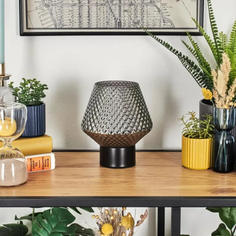 Paderne Lampe à poser Noir, 1 lumière