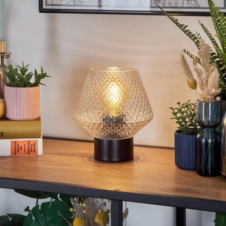 Paderne Lampe à poser Noir, 1 lumière