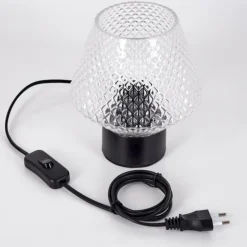 Paderne Lampe à poser Noir, 1 lumière