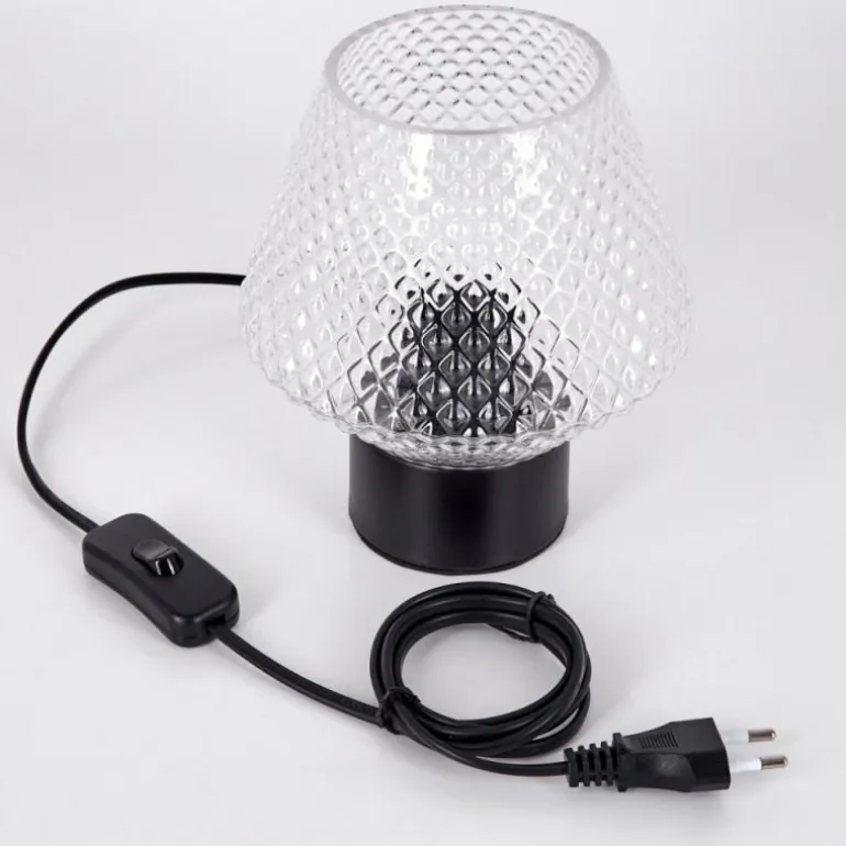 Paderne Lampe à poser Noir, 1 lumière
