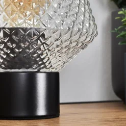 Paderne Lampe à poser Noir, 1 lumière