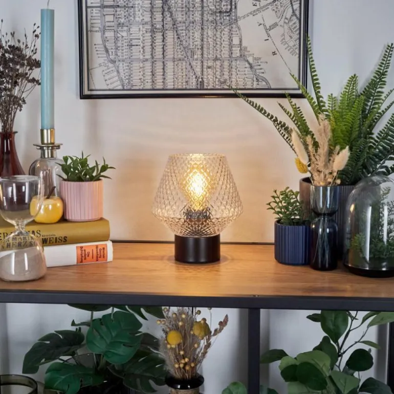 Paderne Lampe à poser Noir, 1 lumière