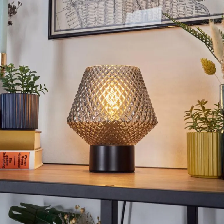 Paderne Lampe à poser Noir, 1 lumière