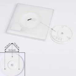 Panneau LED Boyero Blanc, 1 lumière