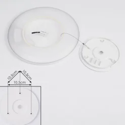 Panneau LED Boyero Blanc, 1 lumière