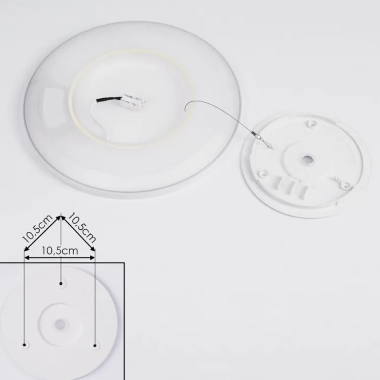 Panneau LED Boyero Blanc, 1 lumière