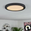 Panneau LED Canditas Noir, 1 lumière