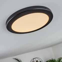 Panneau LED Canditas Noir, 1 lumière