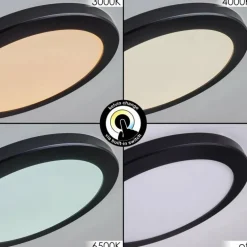Panneau LED Canditas Noir, 1 lumière
