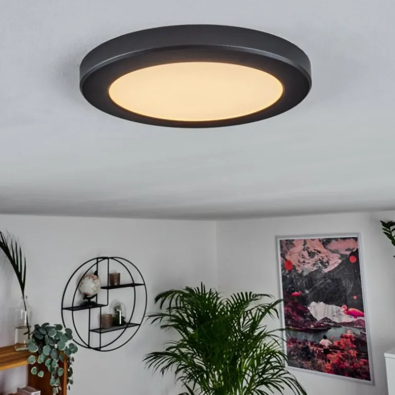Panneau LED Canditas Noir, 1 lumière