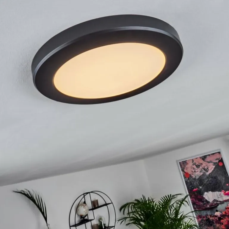 Panneau LED Canditas Noir, 1 lumière