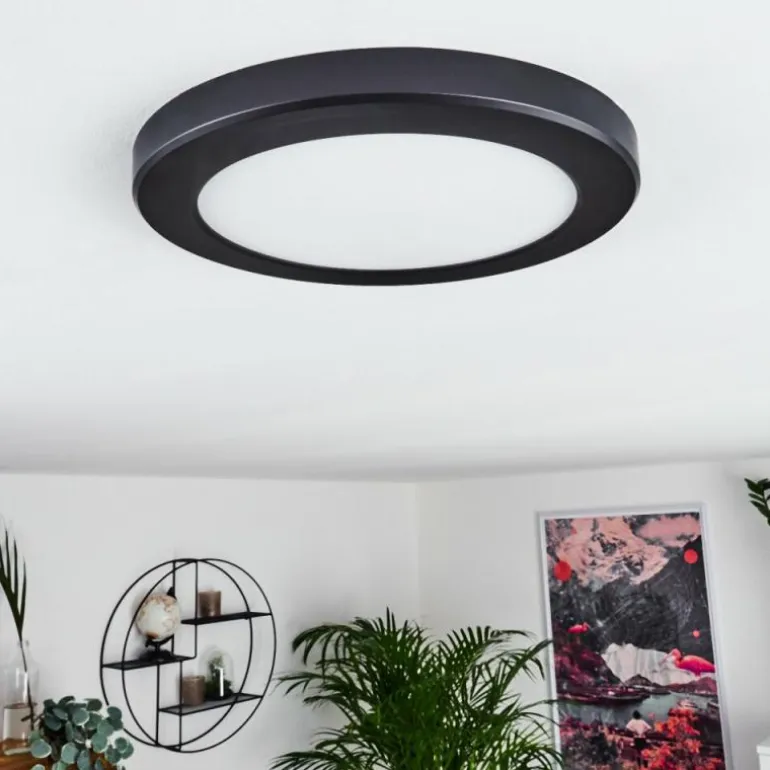 Panneau LED Canditas Noir, 1 lumière