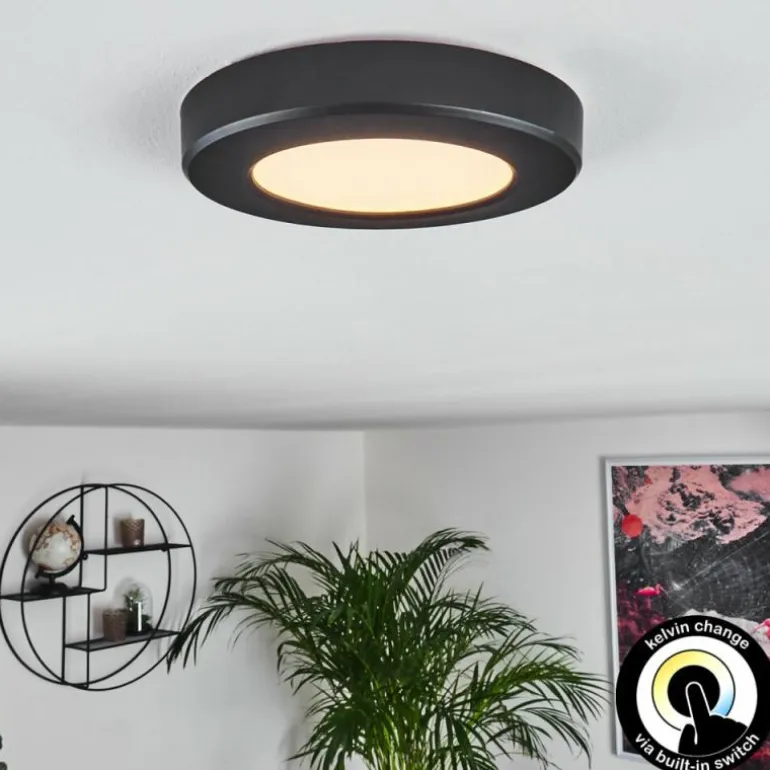 Panneau LED Canditas Noir, 1 lumière