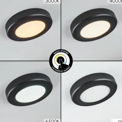 Panneau LED Canditas Noir, 1 lumière
