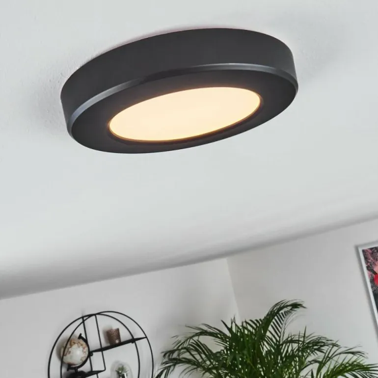 Panneau LED Canditas Noir, 1 lumière