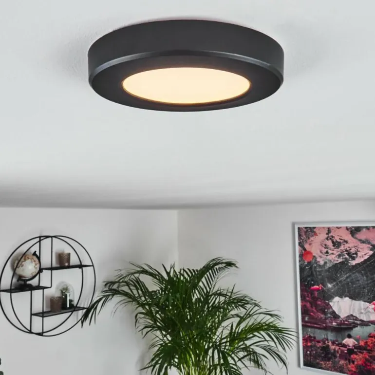 Panneau LED Canditas Noir, 1 lumière