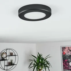Panneau LED Canditas Noir, 1 lumière