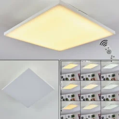 Panneau LED Cor Blanc, 1 lumière, Télécommandes