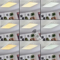 Panneau LED Cor Blanc, 1 lumière, Télécommandes