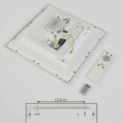 Panneau LED Cor Blanc, 1 lumière, Télécommandes
