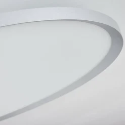 Panneau LED Kombito Argenté, Blanc, 1 lumière, Télécommandes