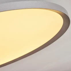 Panneau LED Kombito Argenté, Blanc, 1 lumière, Télécommandes