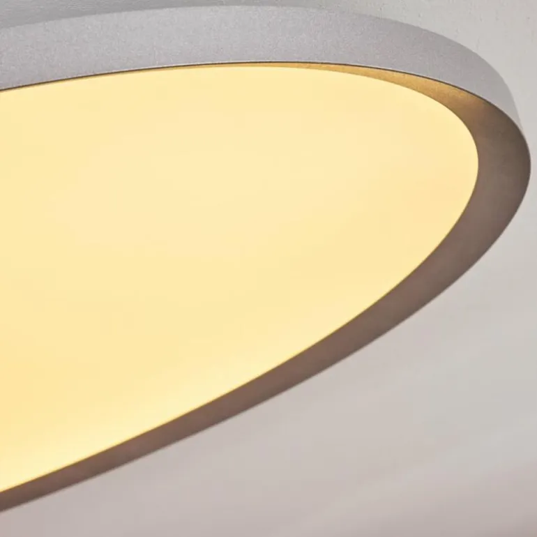 Panneau LED Kombito Argenté, Blanc, 1 lumière, Télécommandes