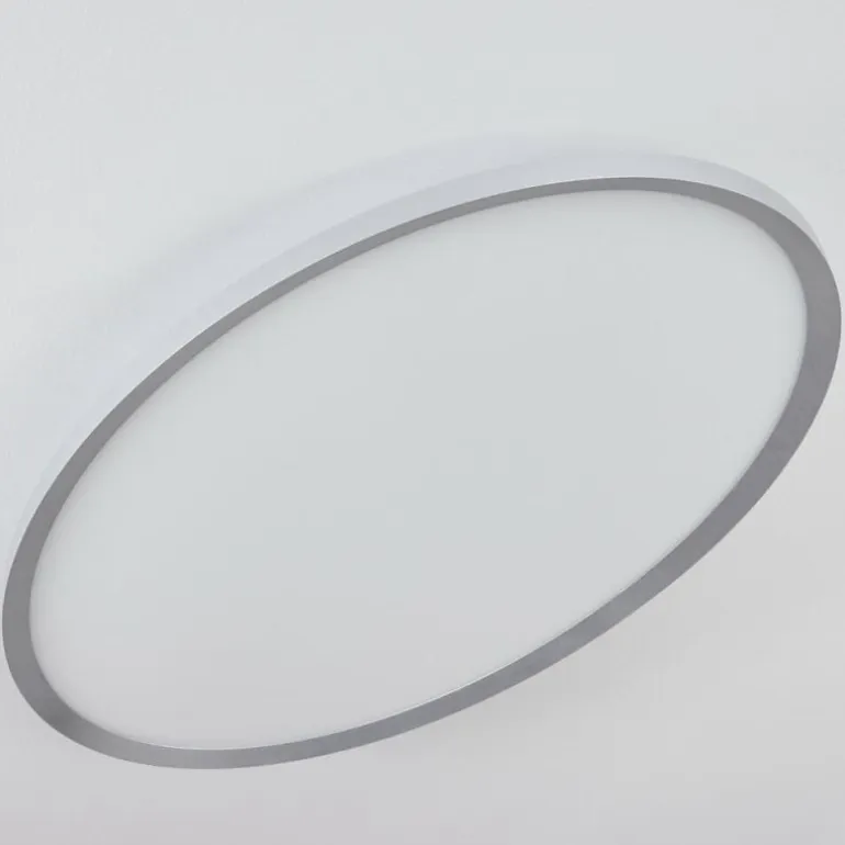 Panneau LED Kombito Argenté, Blanc, 1 lumière, Télécommandes