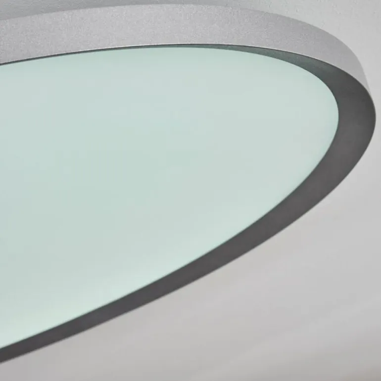 Panneau LED Kombito Argenté, Blanc, 1 lumière, Télécommandes