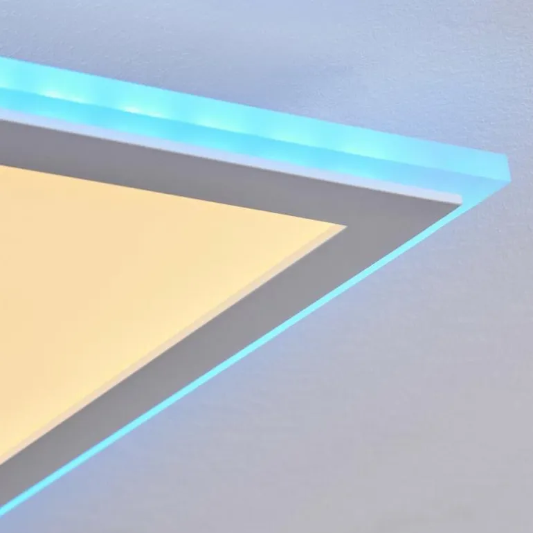 Panneau LED Mota Blanc, 1 lumière, Télécommandes, Changeur de couleurs