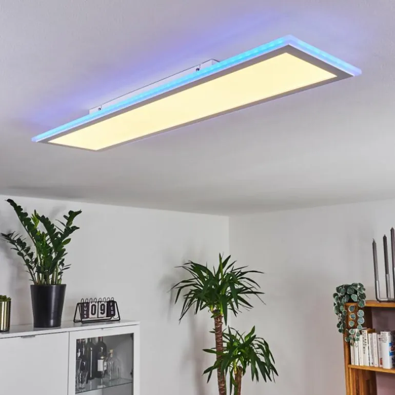 Panneau LED Mota Blanc, 1 lumière, Télécommandes, Changeur de couleurs