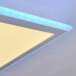 Panneau LED Mota Blanc, 1 lumière, Télécommandes, Changeur de couleurs