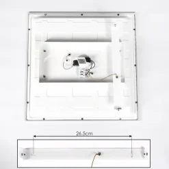 Panneau LED Nexo Blanc, 1 lumière