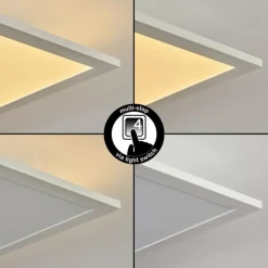 Panneau LED Nexo Blanc, 2 lumières