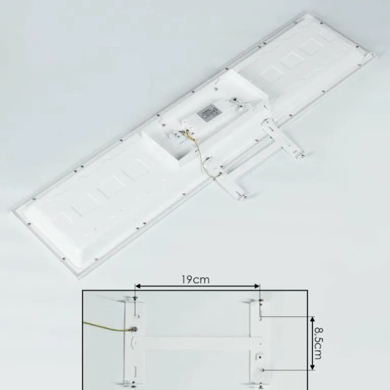 Panneau LED Nexo Blanc, 2 lumières