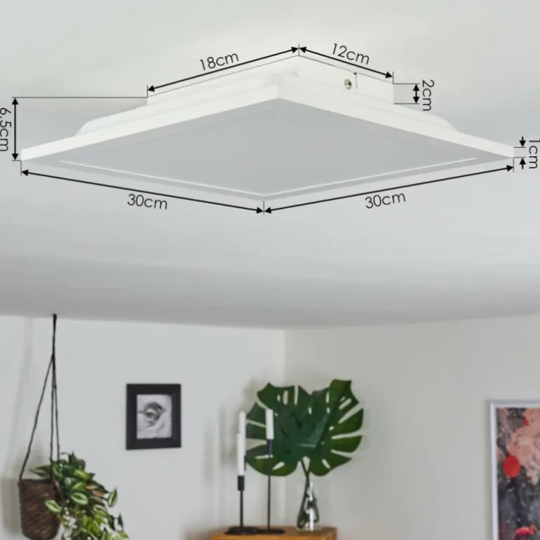 Panneau LED Nexo Blanc, 1 lumière