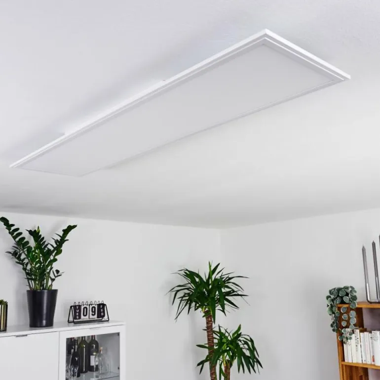 Panneau LED Pau Blanc, 1 lumière