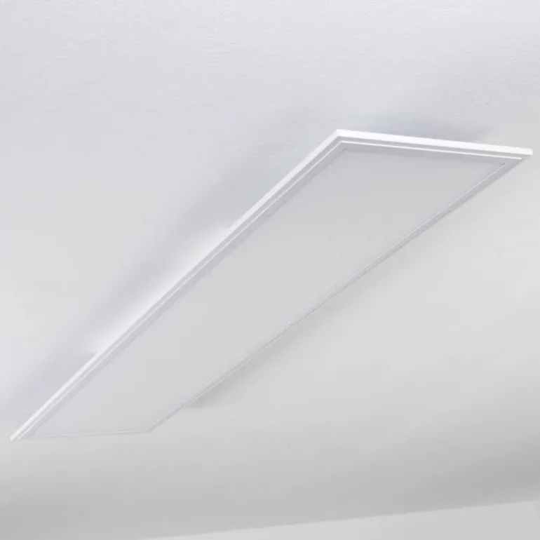 Panneau LED Pau Blanc, 1 lumière
