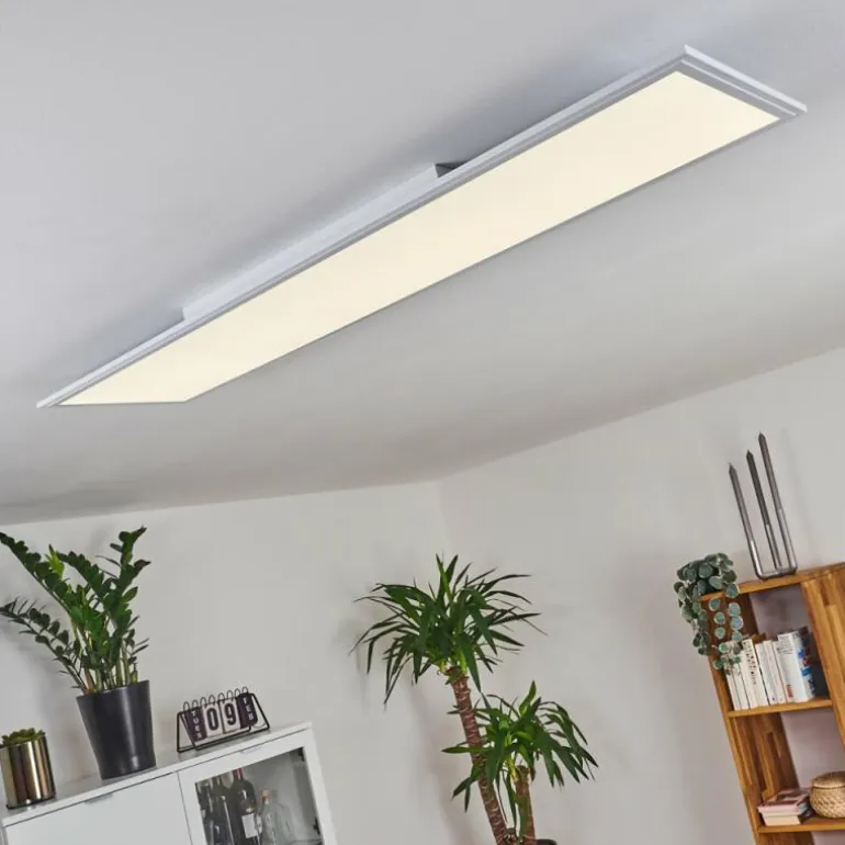 Panneau LED Pau Blanc, 1 lumière
