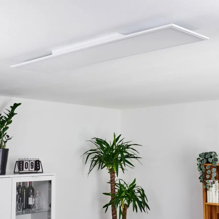 Panneau LED Pau Blanc, 1 lumière