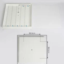 Panneau LED Pedemonte Blanc, 1 lumière