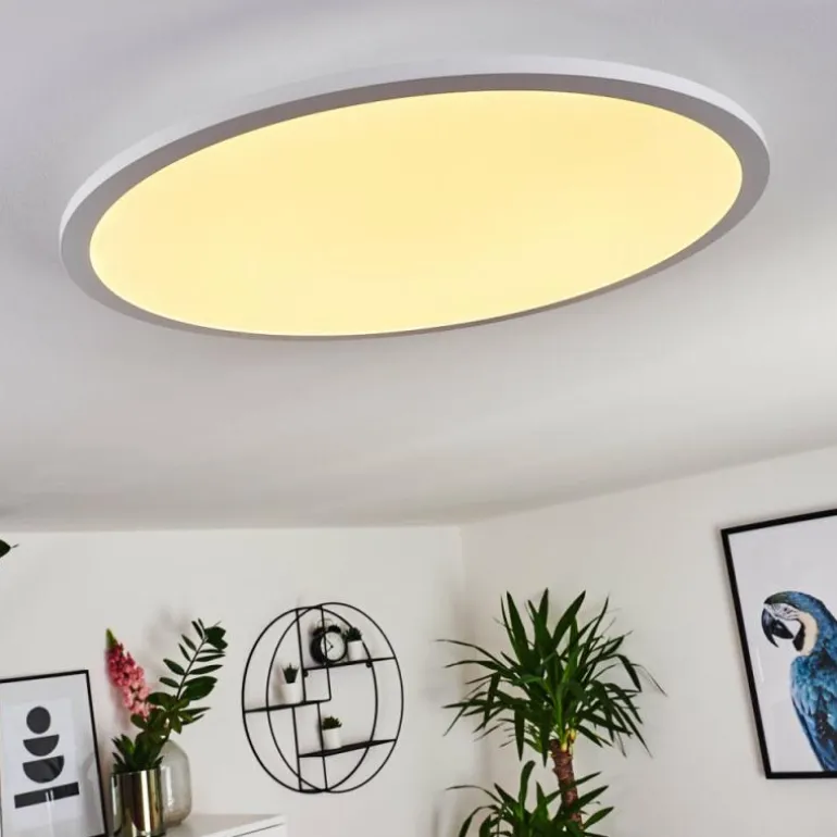 Panneau LED Sani Blanc, 1 lumière, Télécommandes