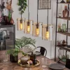 Parane Suspension Ambre, 4 lumières