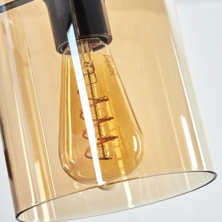 Parane Suspension Ambre, 4 lumières