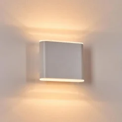 Paranhas Lampe murale d´extérieur, Luminaire de salle de bain, Luminaire Up & Down, Applique murale Blanc, 1 lumière