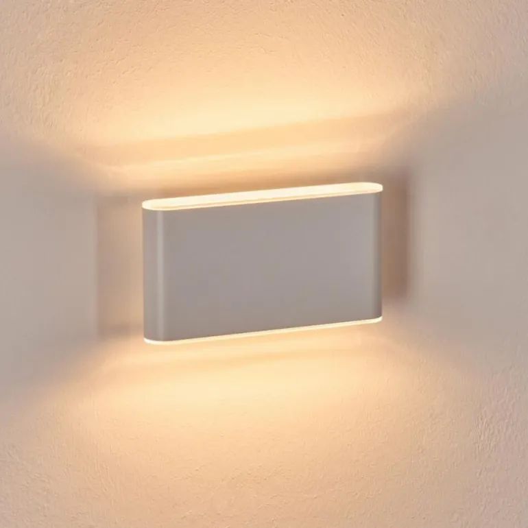 Paranhas Lampe murale d´extérieur, Luminaire de salle de bain, Luminaire Up & Down, Applique murale Blanc, 1 lumière