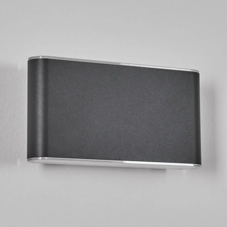 Paranhas Lampe murale d´extérieur, Luminaire de salle de bain, Luminaire Up & Down, Applique murale Anthracite, 1 lumière