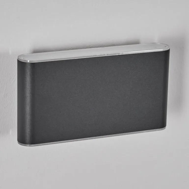Paranhas Lampe murale d´extérieur, Luminaire de salle de bain, Luminaire Up & Down, Applique murale Anthracite, 1 lumière