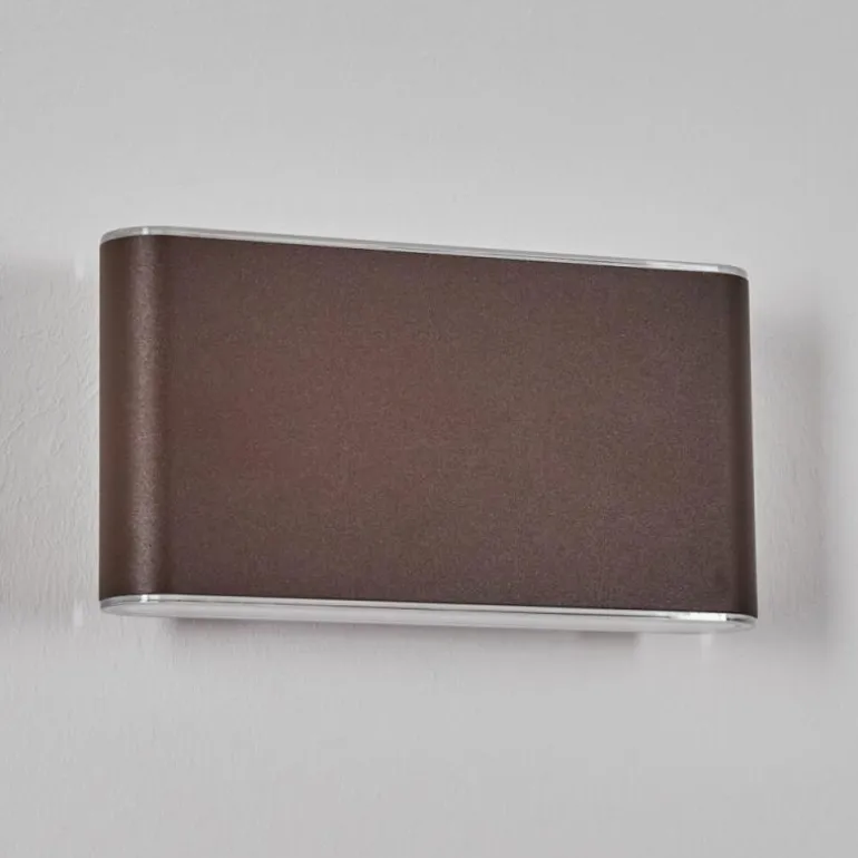 Paranhas Lampe murale d´extérieur, Luminaire de salle de bain, Luminaire Up & Down, Applique murale Rouille, 1 lumière